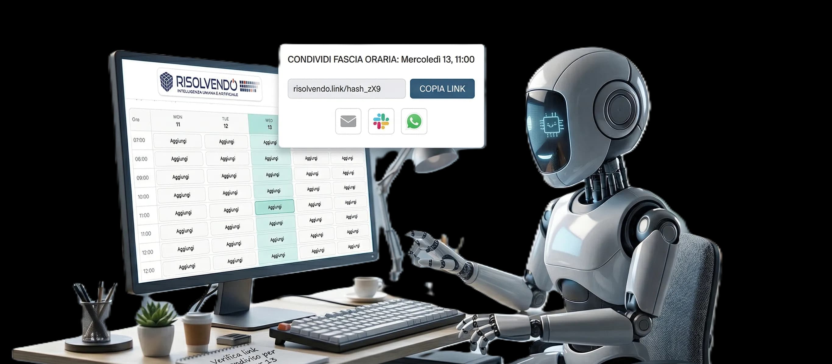 Illustrazione: Condividi il link