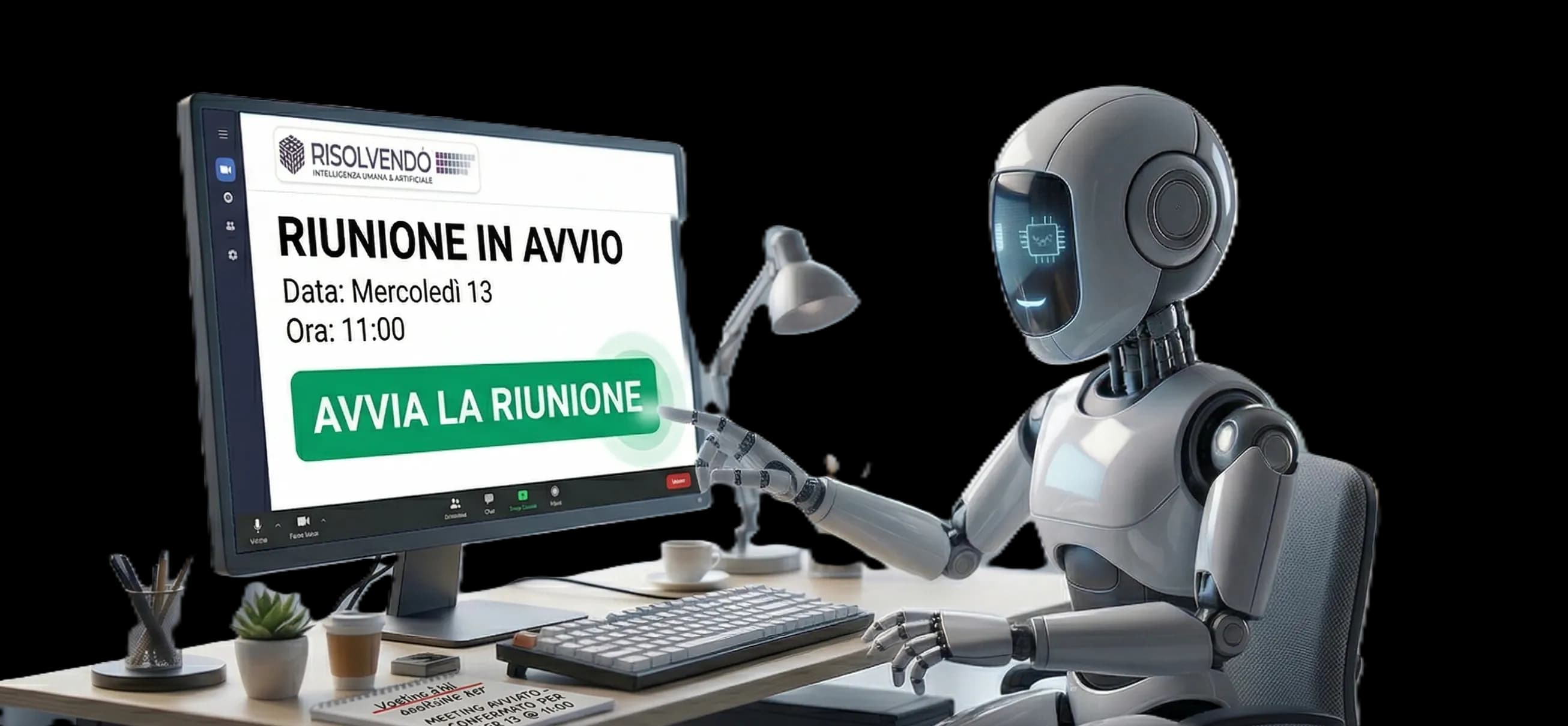 Illustrazione: Avvia la riunione